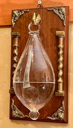 Antiek Stormglas met Zaanse Klok Koper, Antiek en Kunst, Ophalen