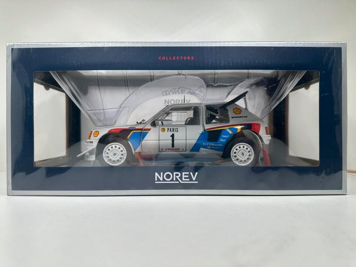 PEUGEOT 205 T16 SALONEN RALLY MONTE CARLO 1986 NOREV NIEUW, Hobby en Vrije tijd, Modelauto's | 1:18, Nieuw, Auto, Norev, Ophalen of Verzenden