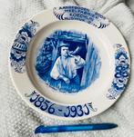 Wandbord Plazuid plateelbakkerij uit 1931 Koechlin Rijswijk, Ophalen of Verzenden