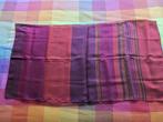 Sjaal Rood met goud (Nieuw) 190x47cm  Viscose 70%/Polyamide, Ophalen of Verzenden, Nieuw, Sjaal