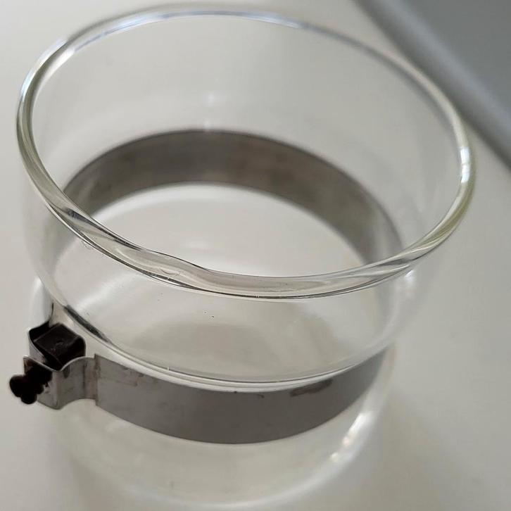 Vintage Duralex France glazen bekerbasis en handvat, en nog, Antiek en Kunst, Antiek | Servies los, Ophalen of Verzenden