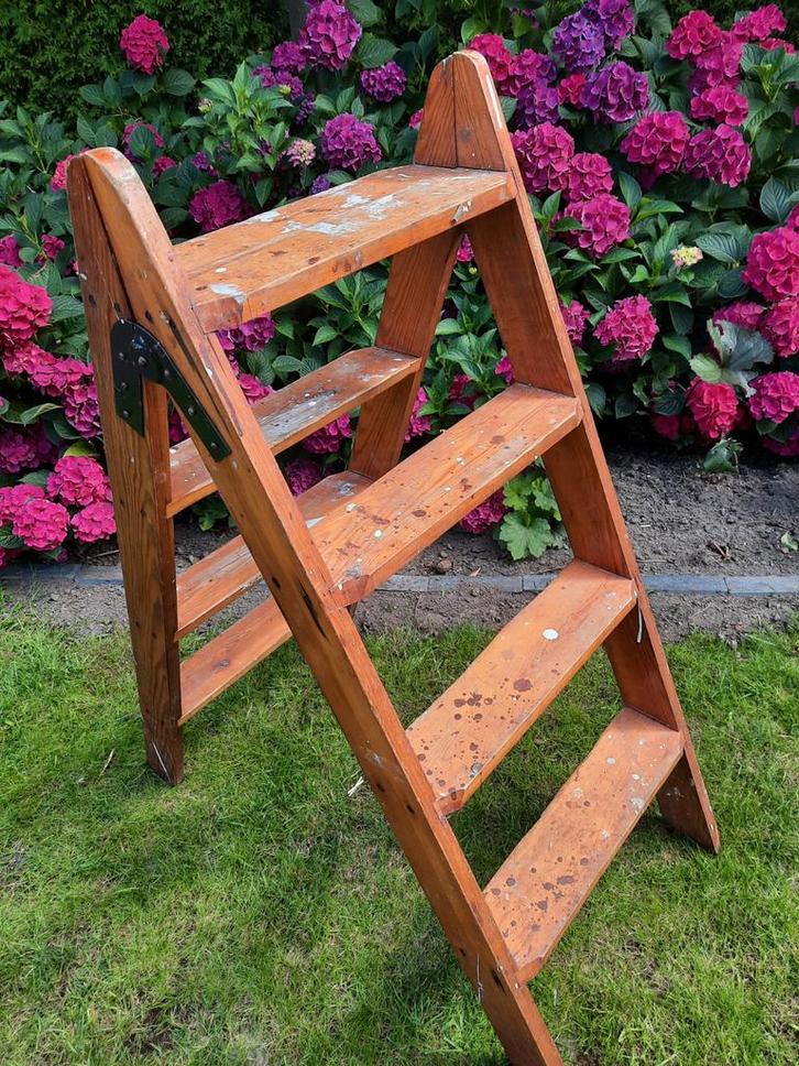 Brocante Schilderstrap - Charmante Decoratie, Doe-het-zelf en Verbouw, Ladders en Trappen, Ophalen