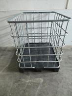 IBC krat kunstof pallet, Tuin en Terras, Minder dan 3 m³, Ophalen, Overige houtsoorten, Blokken