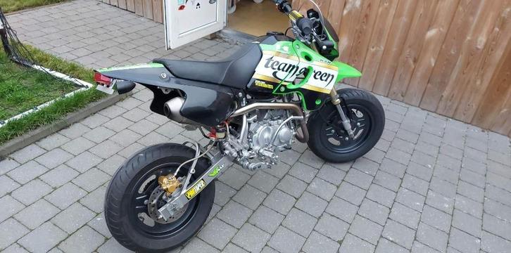 Kawasaki ksr110 Takegawa 179cc 4v, Fietsen en Brommers, Minibikes, Midibikes en Pitbikes, Zo goed als nieuw, Overige typen, Ophalen