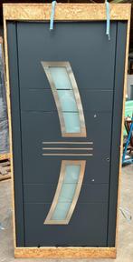 Aluminium voordeur 97 x 225,5 cm Rechts kleur Antraciet