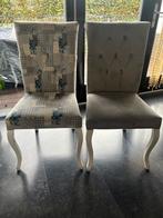 6 eetkamerstoelen, Huis en Inrichting, Stoelen, Ophalen, Zo goed als nieuw, Blauw