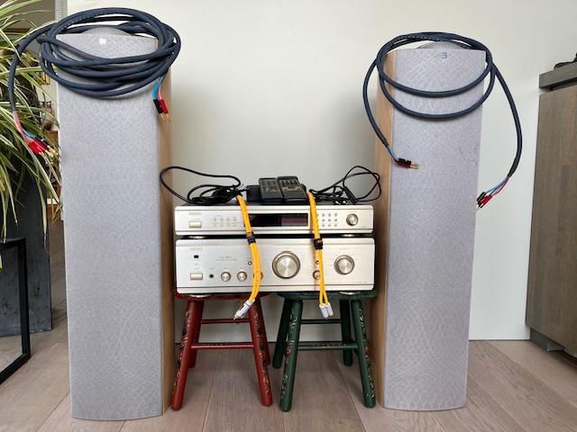 DENON versterker PMA 1500-R+tuner TU-1500RD+2KefboxenQ5, Audio, Tv en Foto, Versterkers en Receivers, Zo goed als nieuw, Stereo
