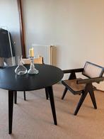 Ronde Eettafel (100cm) + 3 Stoelen, Antiek en Kunst, Antiek | Meubels | Tafels, Ophalen