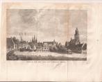 Zwolle van den kant van 't Zwarte Water Kopergravure ca.1781, Antiek en Kunst, Kunst | Etsen en Gravures, Ophalen of Verzenden