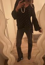 donkergrijze jeans Zara mt 34 straight high waist, Ophalen, Zara, W27 (confectie 34) of kleiner, Grijs