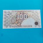 100 gulden biljet² steenuil uit 1992 in AUNC, Postzegels en Munten, Bankbiljetten | Nederland, Ophalen of Verzenden, 100 gulden