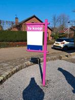Staander voor reclamebord, makelaarsbord, tuinbord, Ophalen, Zo goed als nieuw, Reclamebord