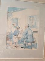 Aquarel van M. Burbeam, Ophalen of Verzenden