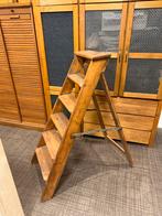 Houten trap - Opvouwbaar, Doe-het-zelf en Verbouw, Ladders en Trappen, Ophalen, Gebruikt, Trap, Opvouwbaar of Inschuifbaar