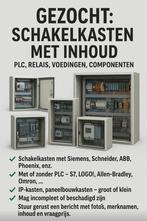 GEZOCHT: Schakelkasten met inhoud – PLC, relais, voedingen, Ophalen