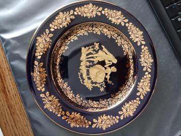 sier bordje van het merk LIMOGES uit Frankrijk beschikbaar voor biedingen