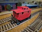 Fleischmann 5800.2 Caboose H0 - Rode Sluitwagon, Gebruikt, Gelijkstroom, Fleischmann, Wagon