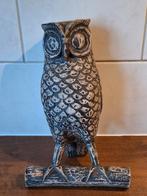 Groot houten beeld Uil, Antiek en Kunst, Ophalen