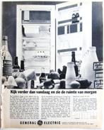 13 vintage advertenties reclames General Electric GE 1951-75, Verzamelen, Merken en Reclamevoorwerpen, Verzenden, Gebruikt, Overige typen