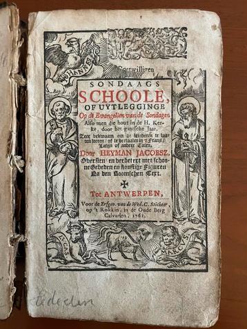 Uietleg Zondagse School, 1761, Antwerpen beschikbaar voor biedingen