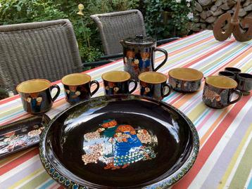 Willy Aebi Hasle Zwitserland Swiss pottery Vintage Servies beschikbaar voor biedingen