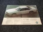 Reclame Poster (A3) BMW E24/ 630/633 CS/ Coupe (1976), Verzenden, Auto's
