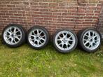Mini Cooper Velgen 205/45/17 4x100, Auto-onderdelen, Banden en Velgen, Ophalen, Gebruikt, Banden en Velgen, 17 inch