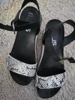 Sandalen Mjus maat 38, Zwart, Zo goed als nieuw, Mjus, Sandalen of Muiltjes
