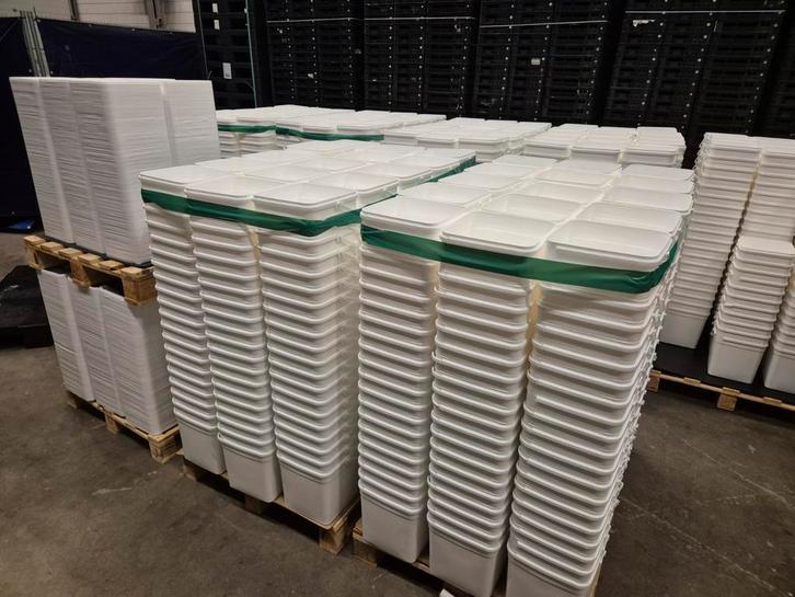 1000 Emmers met Deksel en Handvat - Nieuw, Huis en Inrichting, Emmers, Nieuw, Kunststof, Met deksel, Ophalen