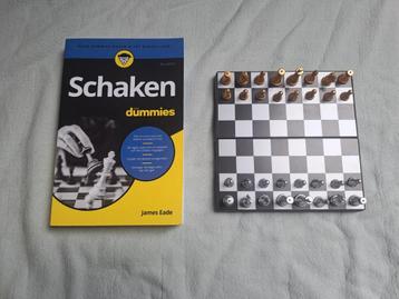 Schaken voor dummies + magnetisch reisspel beschikbaar voor biedingen