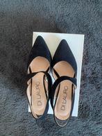Pumps maat 40 Di Lauro zwart suede, Ophalen of Verzenden, Zo goed als nieuw, Zwart