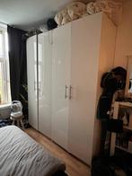Witte kledingkast, Huis en Inrichting, Kasten | Kledingkasten, Ophalen, Gebruikt, 200 cm of meer, 150 tot 200 cm