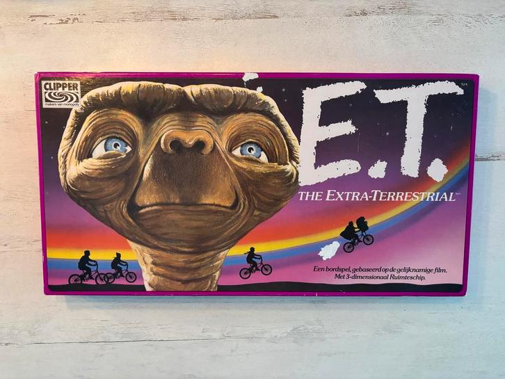 E.T. Spel Clipper 1982 Vintage - Zonder Ruimteschip, Hobby en Vrije tijd, Gezelschapsspellen | Bordspellen, Gebruikt, Een of twee spelers