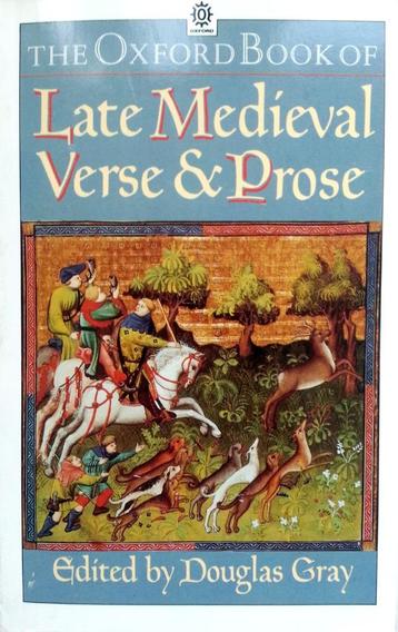 Douglas Gray - The Oxford Book of Late Medieval Verse & Pros beschikbaar voor biedingen