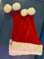 Kerstmutsen rood wit met pompon - 4 stuks, Ophalen of Verzenden, Zo goed als nieuw, Kerst of Sinterklaas