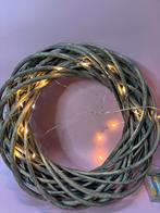 Wilgenkrans met led lampjes, Ophalen of Verzenden, Zo goed als nieuw