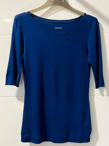 Marccain Sports blauw/paars shirt, mt N2 = 36 beschikbaar voor biedingen