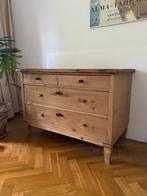 Franse antiek eikenhouten dressoir, Huis en Inrichting, Kasten | Dressoirs, Ophalen, Gebruikt, 100 tot 150 cm, Eikenhout