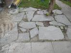 Leistenen flagstones stepstones 10m2, Ophalen, Gebruikt, Terrastegels, Natuursteen