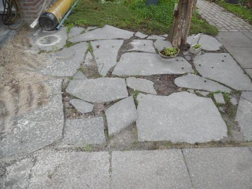 Leistenen flagstones stepstones 10m2, Tuin en Terras, Tegels en Klinkers, Gebruikt, Terrastegels, Natuursteen, 10 m² of meer, Ophalen