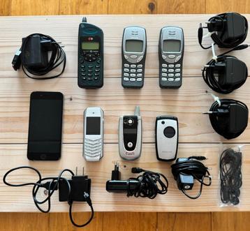 Nokia (2x) + iPhone 6 + Motorola V600 + Samsung + iPod Touch beschikbaar voor biedingen