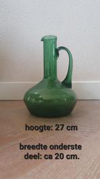 Empoli groene karaf vaas - Vintage, Ophalen of Verzenden