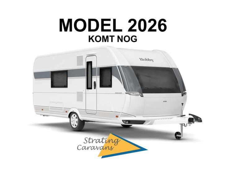 Hobby Excellent Edition 540 UFF NIEUW!! QUEENSBED!!, Caravans en Kamperen, Caravans, Bedrijf, tot en met 4, 1250 - 1500 kg, Rondzit