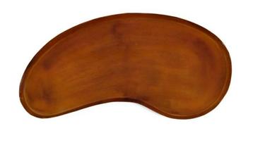 Metalen dienblad kidney tangerine 52x24x2cm beschikbaar voor biedingen