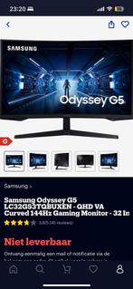 De Samsung Odyssey G5, Computers en Software, Monitoren, Gaming, 101 t/m 150 Hz, Ophalen of Verzenden, VA