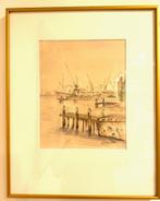 Rotterdamse Haven incl. lijst, Antiek en Kunst, Ophalen