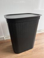 Grote wasmand (zwart), Huis en Inrichting, Woonaccessoires | Schalen en Manden, Ophalen, Zo goed als nieuw