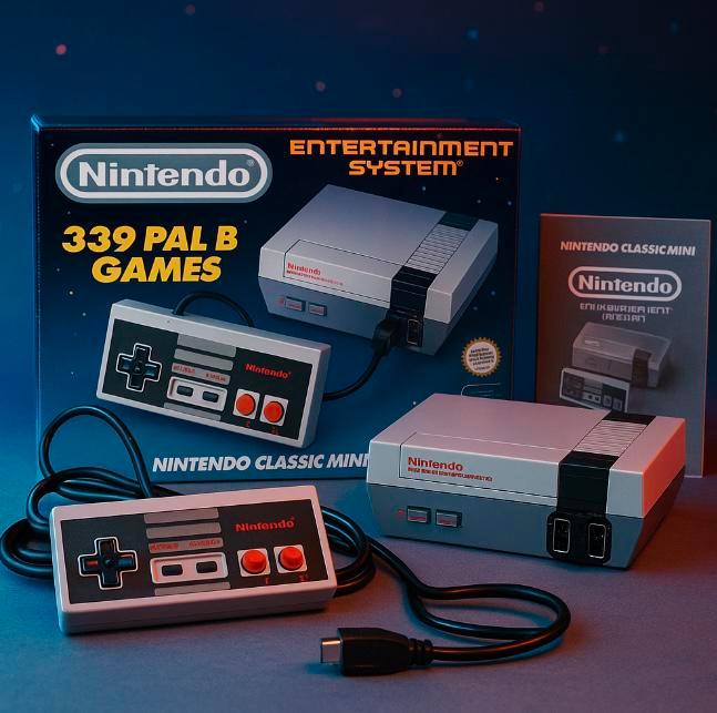 Nintendo classic mini met uitbreiding, Spelcomputers en Games, Spelcomputers | Nintendo NES, Zo goed als nieuw, Met 1 controller