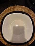 Zwart wit Luminarc Borden Set - 18 Delig, Ophalen, Effen, Compleet servies, Glas