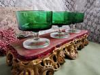 Luminarc glazen 5x bekende groen champagne coupe Miekje, ., Overige typen, Ophalen of Verzenden, Zo goed als nieuw